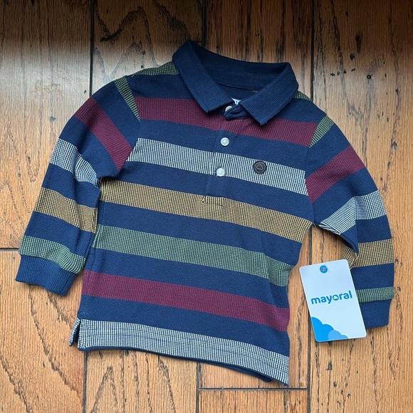 Baby boy 6 month long sleeve polo BNWT - Picture 1 of 1